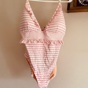 J Crew Ruffle One Piece